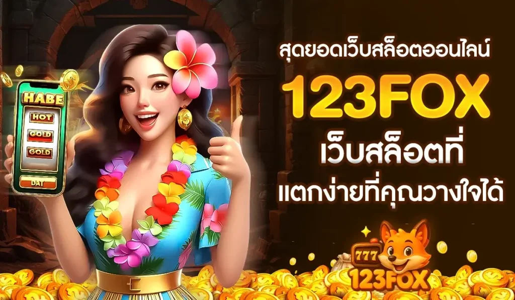 สุดยอดเว็บสล็อตออนไลน์ 123FOX เว็บสล็อตที่ แตกง่ายที่คุณวางใจได้